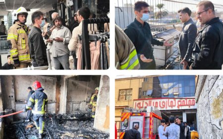مهار آتش‌سوزی در ۳ منزل مسکونی شیراز؛ جلوگیری از سرایت به مجتمع تجاری