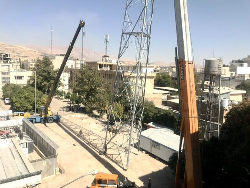 پوشش رادیویی دیجیتال در شیراز توسعه یافت؛ دکل ۵۴ متری برق فارس راه‌اندازی شد