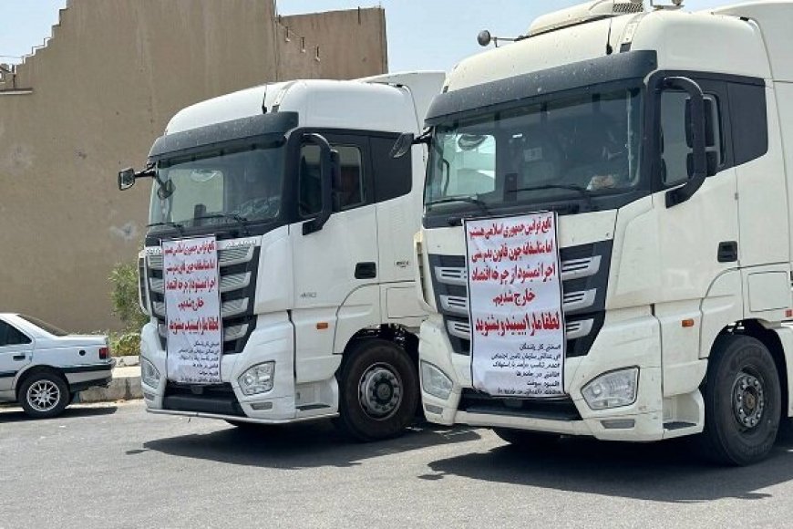 رانندگی خطرناک نوجوان ۱۴ ساله با کامیون تریلی در هرمزگان متوقف شد