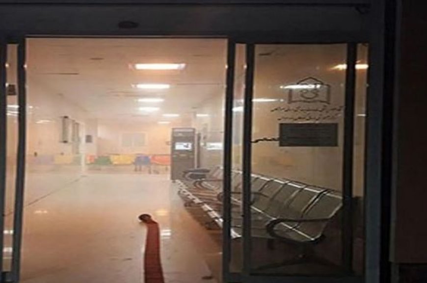 آتش‌سوزی جزئی در بخش NICU بیمارستان کودکان بندرعباس
