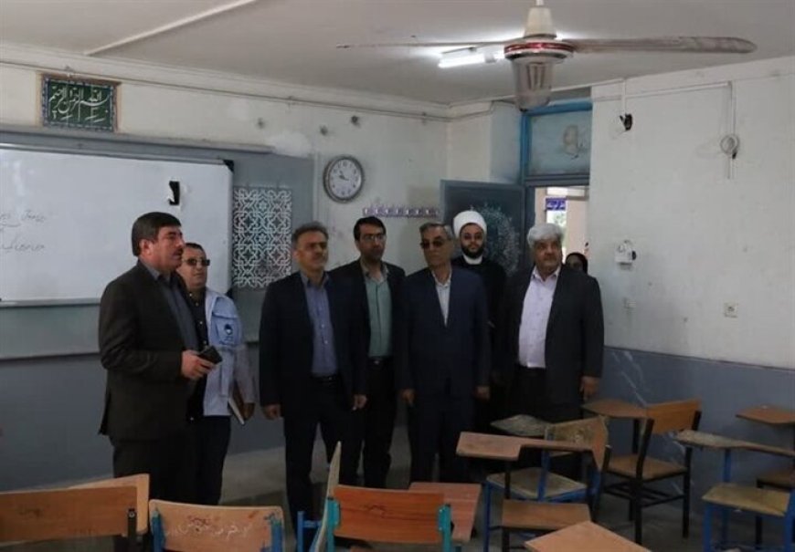 ترمیم مدارس آسیب‌دیده از زلزله در سپیدان آغاز شد