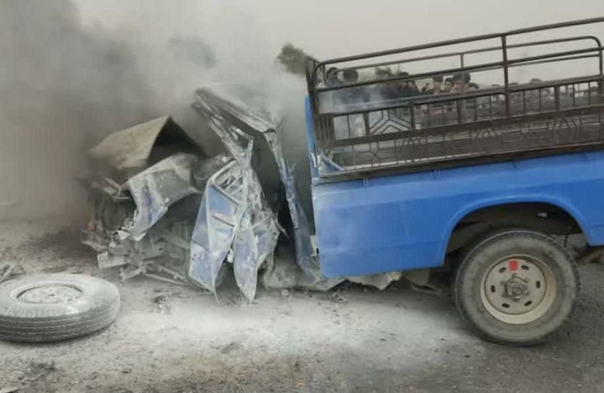 تصادف دلخراش در جاده حمزه دزفول
