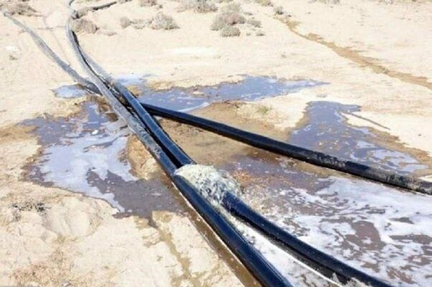 انهدام خط لوله ۴ هزار متری انتقال سوخت قاچاق در قشم