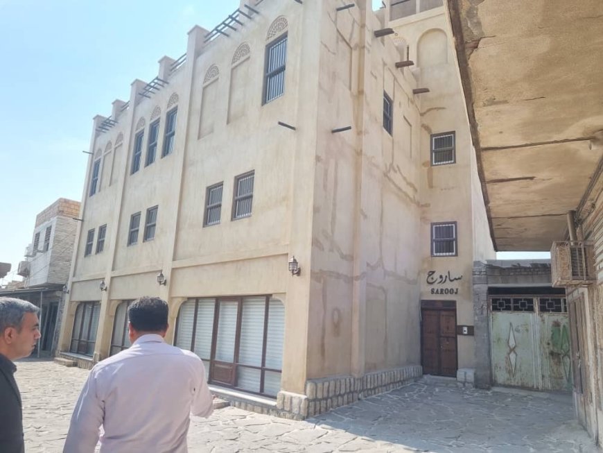مرمت و احیای بافت تاریخی بازار مسّاح بندرلنگه