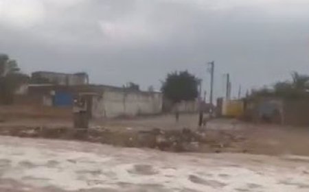 جاری شدن رودخانه فصلی روستای گلدشت بخش شبانکاره
