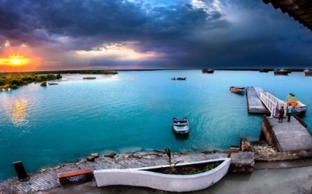 توقف تردد دریایی به جزیره هنگام در پی هشدار قرمز هواشناسی