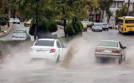 بارندگی در جزیره قشم آغاز شد