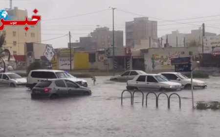 فیلم| آبگرفتگی شدید بلوار شهدا بندرعباس