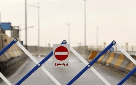 مسدود شدن جاده قیر به جهرم