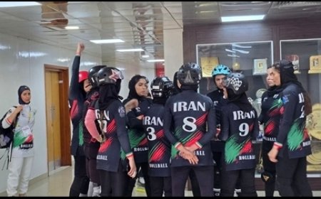 درخشش تیم ملی اسکیت رولبال بانوان استان در جهان