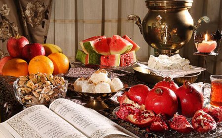 تو شمع فروزانی و گیتی شب یلدا