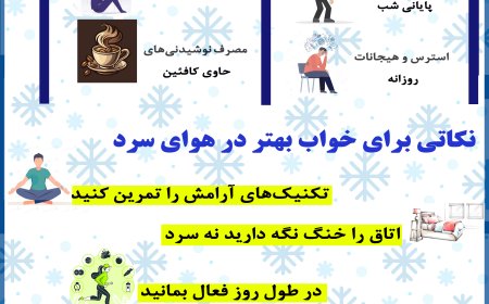 اینفوگرافیک| چرا ریتم خواب برخی افراد در سرما به هم می ریزد؟