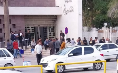 اعتراض سهمیه داران گازوئیل مقابل استانداری بوشهر