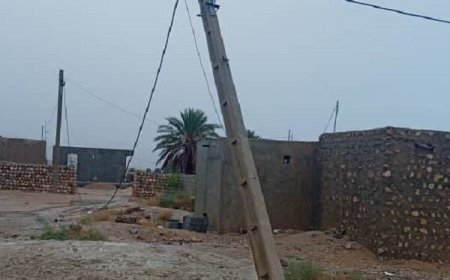 ۳۳۶ میلیارد ریال خسارت طوفان و بارندگی به شبکه توزیع برق استان فارس