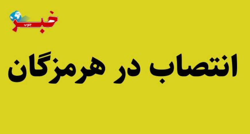 رئیس اداره تعاون، کار و رفاه اجتماعی میناب منصوب شد