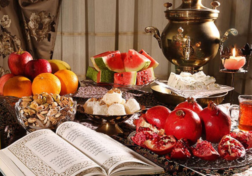 تو شمع فروزانی و گیتی شب یلدا