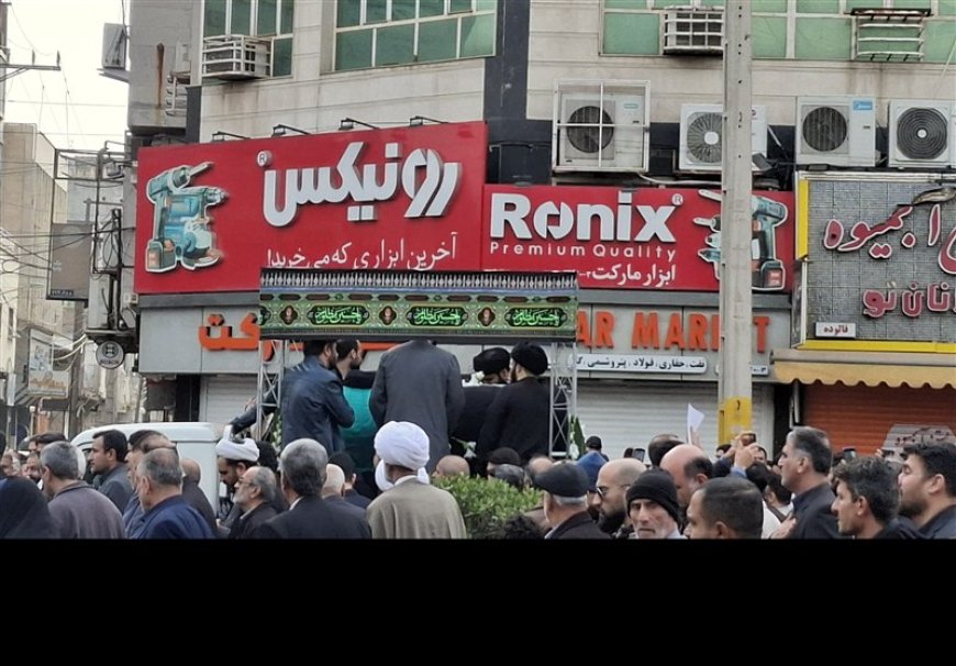تشییع باشکوه آیت‌الله شفیعی در اهواز