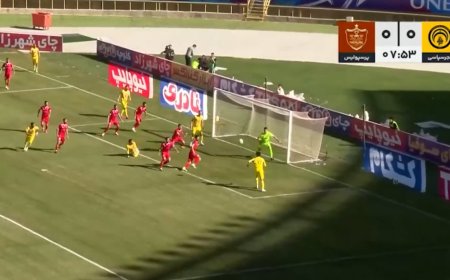 گل اول فجرسپاسی به پرسپولیس