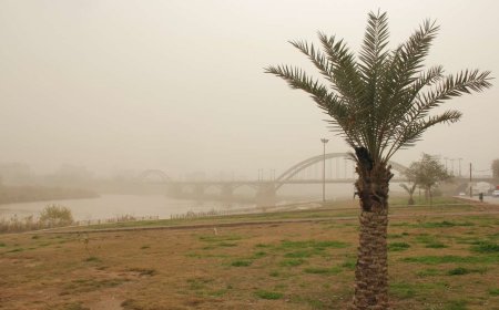خرمشهر در وضع قرمز آلودگی هوا