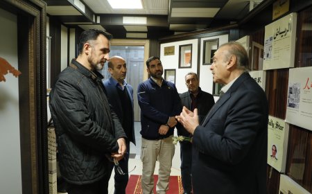 دیدار فرمانده پلیس فرودگاه‌های فارس با همکاران روزنامه «خبرجنوب»