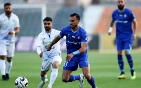 برد ۱-۰ استقلال مقابل استقلال خوزستان