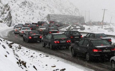 بارش برف در ۱۱ محور مواصلاتی فارس؛ تمامی مسیرها باز است