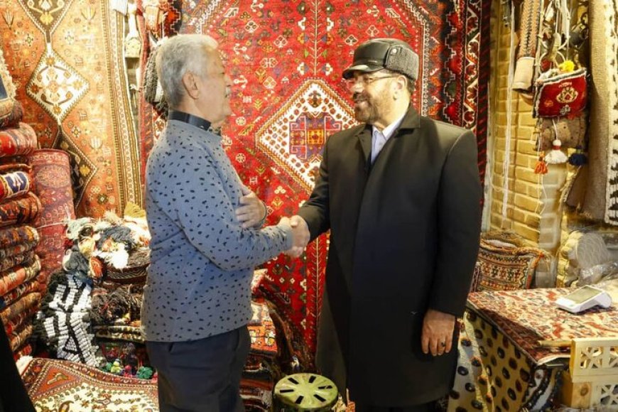 بازدید سرزده استاندار فارس از بازارهای شیراز؛ گفت‌وگوی مستقیم با کسبه درباره چالش‌های اقتصادی