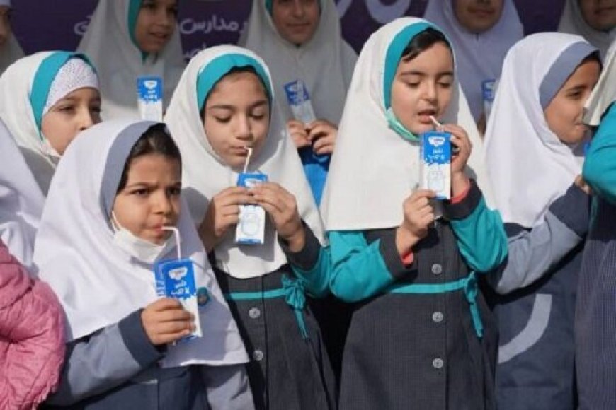 آغاز برنامه توزیع شیر رایگان در مدارس ابتدایی فارس