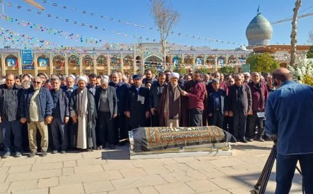 پیکر استاندار اسبق فارس در جوار حرم مطهر شاهچراغ(ع) آرام گرفت