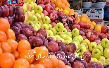 نرخ هفتگی میوه و تره بار در بازارچه های شیراز