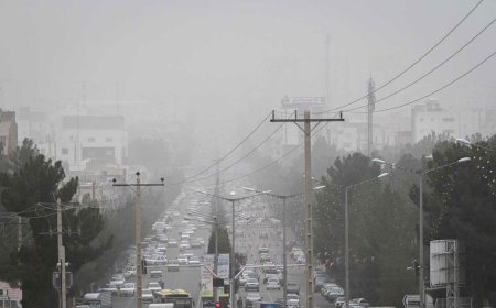 آلودگی هوای ۹ شهر خوزستان در وضعیت نارنجی