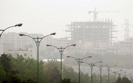 وضعیت قرمز و نارنجی آلودگی هوا  در 10 شهر خوزستان