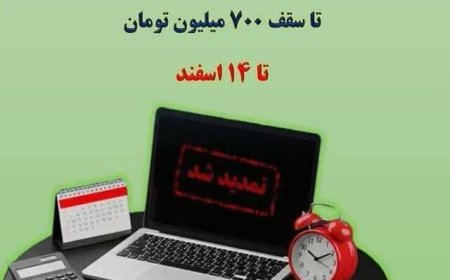 تمدید مهلت بخشودگی جرایم مالیاتی تا سقف ۷۰۰ میلیون تومان تا ۱۴ اسفند