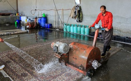معضل قالیشویی‌های غیرمجاز و وانت‌بارهای فرش در اهواز/ لزوم صدور مجوز آب چاه برای اصناف