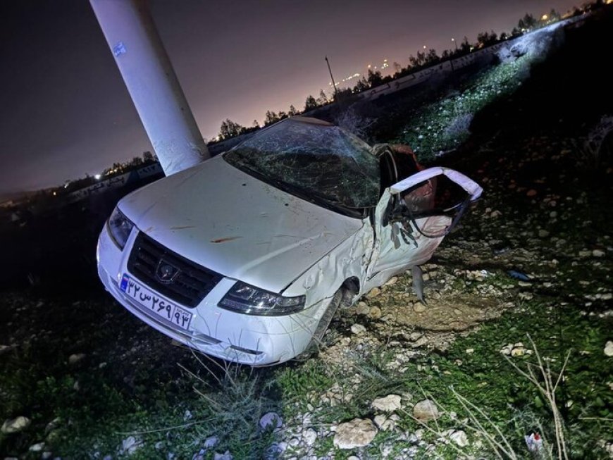 واژگونی خودرو در محور جم به سیراف ۲ مصدوم داشت