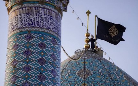 سومین حرم اهل بیت(ع) در ایران اسلامی غرق عزا شد