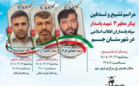 شهادت ۵ پاسدار در جم و دیر
