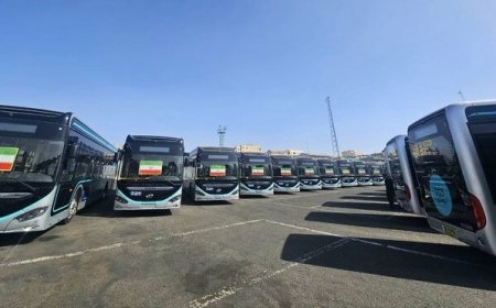 ترخیص ۸۶ دستگاه اتوبوس برقی شهرداری تهران از بندر شهید رجایی