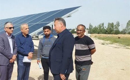 افتتاح طرح احداث نیروگاه خورشیدی یک مگاواتی در بوشهر