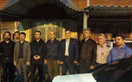 بازدید شبانه معاون توانیر از روند خدمات‌رسانی برق در دزفول