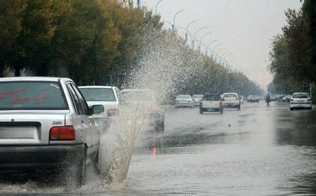 تشدید سامانه بارشی در فارس/احتمال تگرگ و باد شدید در برخی مناطق