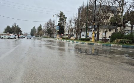 بارش ۱۳۴ میلی متری باران در سرآسیاب یوسفی کهگیلویه و بویراحمد