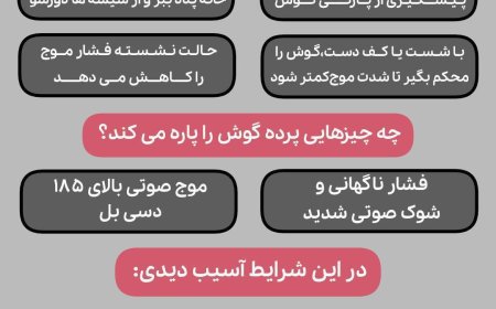 در برابر انفجار گوش هاتو نجات بده