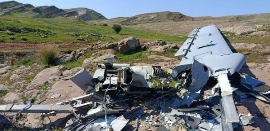 تصاویر پهپاد هرمس سرنگون شده در خوزستان