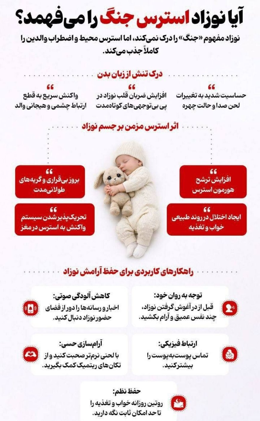 آیا نوزاد استرس جنگ را می‌فهمد؟