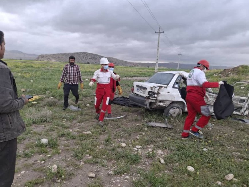 واژگونی پراید در جاده داراب با ۲ کشته