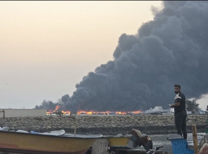 اسکله بندرپل واقع در استان هرمزگان