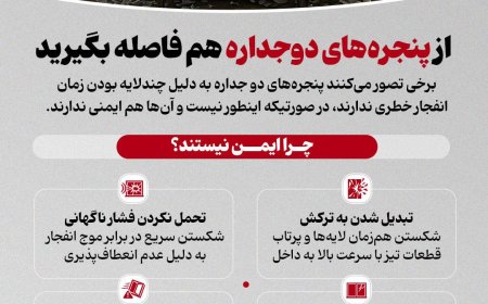 از پنجره‌های دوجداره هم فاصله بگیرید