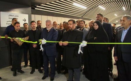 افتتاح ایستگاه تبادلی استقلال در خط دو متروی شیراز/ تداوم توسعه شهری در شرایط جنگ