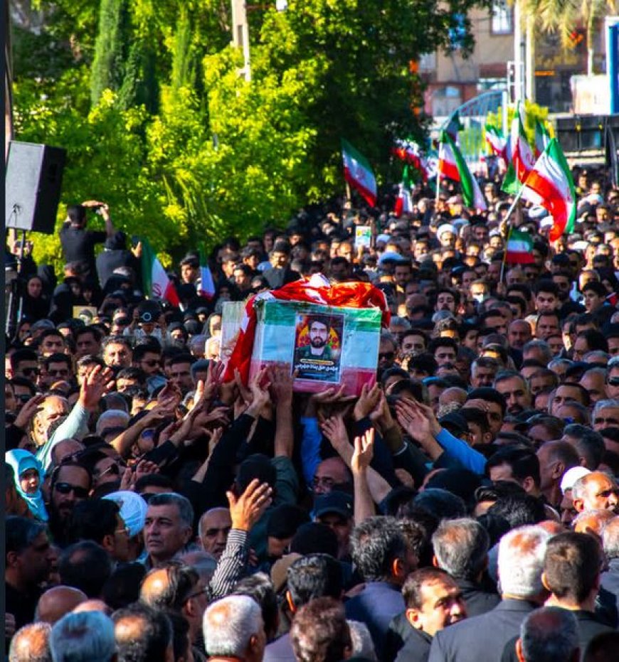 مراسم‌ تشییع و تدفین پیکر مطهر پاسدار شهید مهدی حق‌پناه